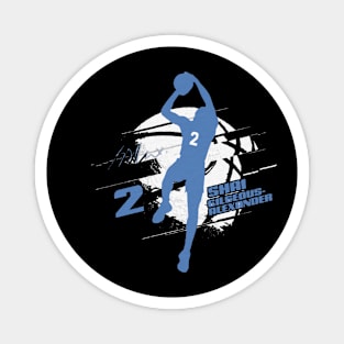 Shai Gilgeous-Alexander Oklahoma City Silhouette Magnet